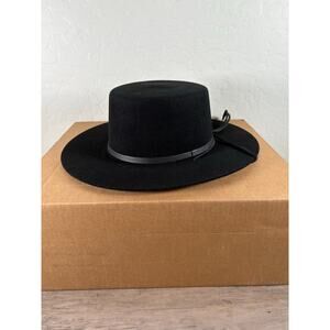 Miller Hats 3X Wool Blend Black 6 7/8 Cowboy Western - Made in USA New in Box